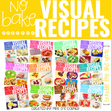 Load image into Gallery viewer, YEAR BUNDLE Visual Recipes with REAL pictures - Cooking in the Classroom