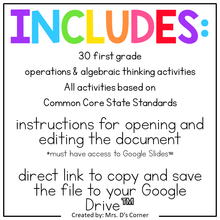 Load image into Gallery viewer, First Grade Numbers + Operations Base 10 Standards-Aligned Digital Activities
