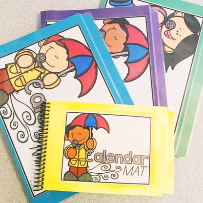 Interactive Calendar Mats for the Special Education Classroom | Calendar Routine Mat