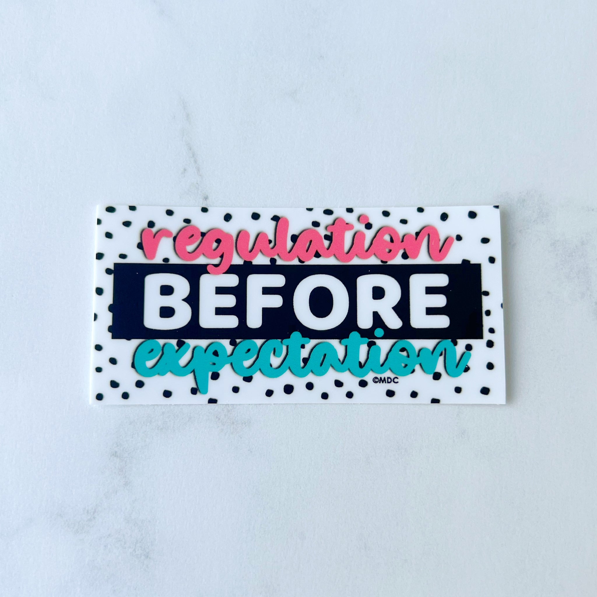 Regulation Before Expectation Sticker – mrsdsshop