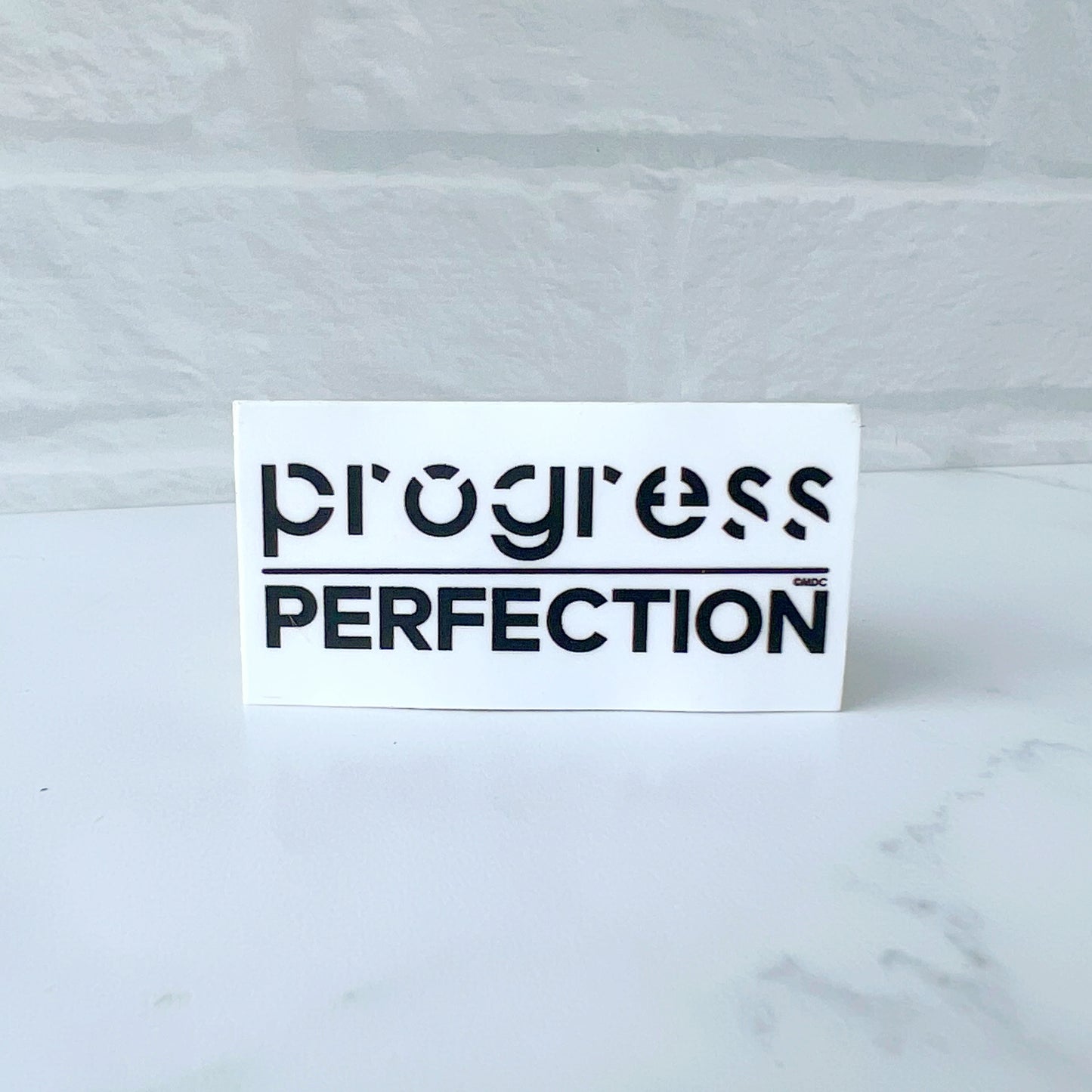 Progress Over Perfection Sticker