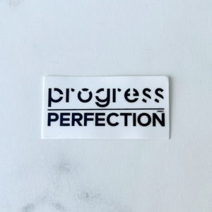 Progress Over Perfection Sticker