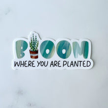 Load image into Gallery viewer, Bloom Where You Are Planted Sticker