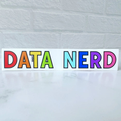 Data Nerd Sticker