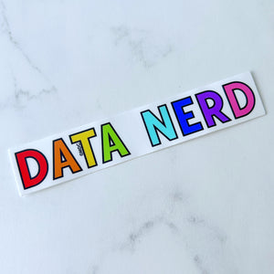 Data Nerd Sticker