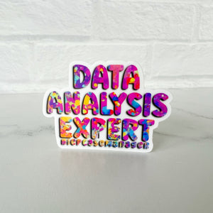 Data Analysis Expert Sticker