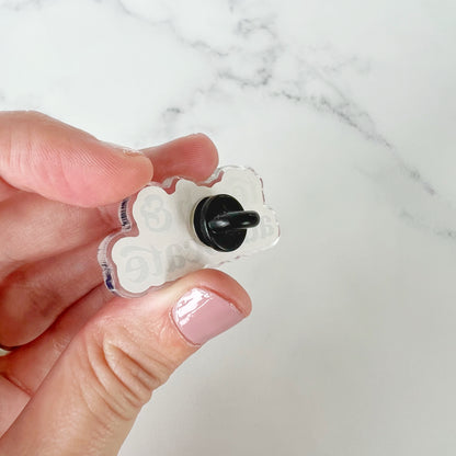 Teach & Advocate Acrylic Pin