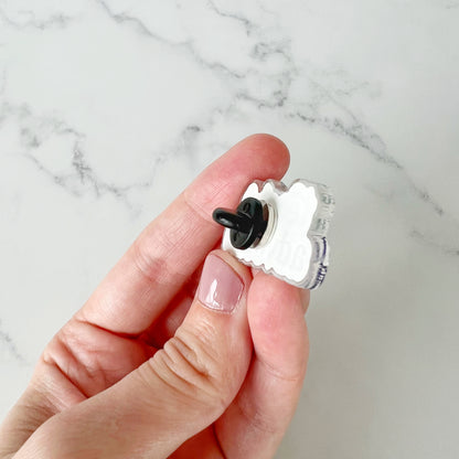 Teach & Advocate Acrylic Pin