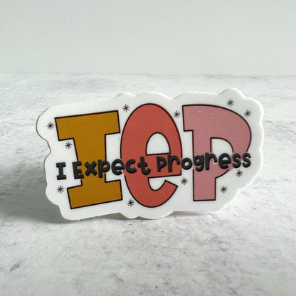 IEP I Expect Progress Sticker