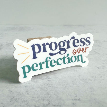 Progress Over Perfection Sticker