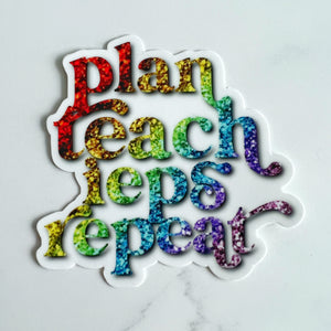 Plan Teach IEPs Repeat Sticker