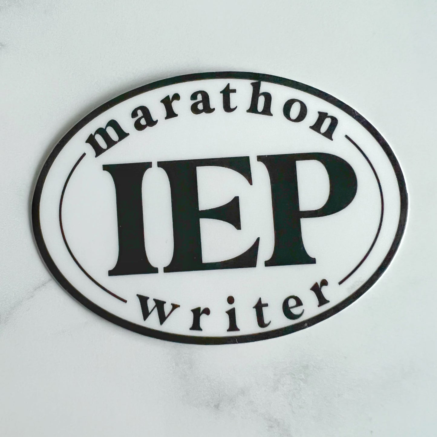 Marathon IEP Writer Sticker