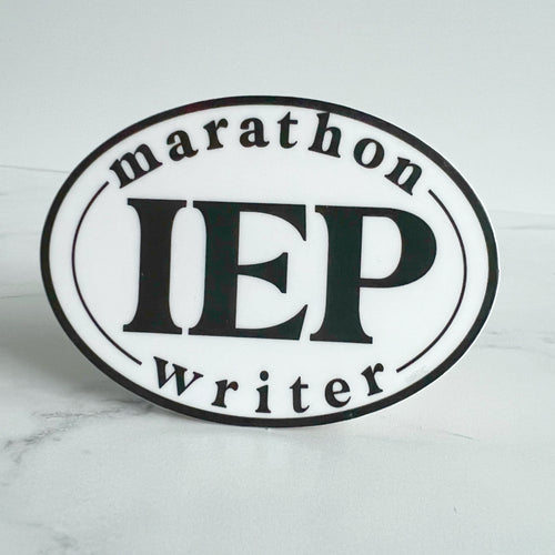 Marathon IEP Writer Sticker