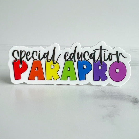 Special Education Parapro Sticker