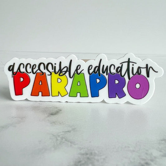 Accessible Education Parapro Sticker