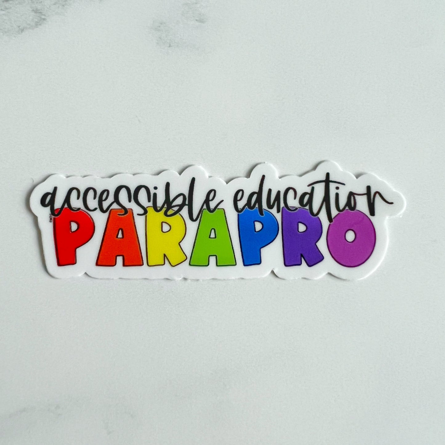 Accessible Education Parapro Sticker