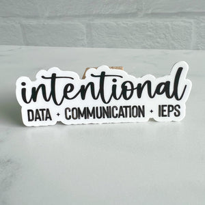 Intentional Data Communication IEPs Sticker
