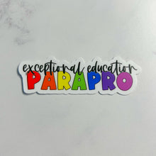 Load image into Gallery viewer, Exceptional Education Parapro Sticker