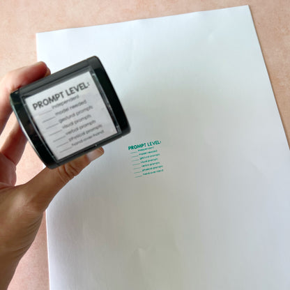 Prompt Level Self-inking Rubber Stamp | Mrs. D's Rubber Stamp Collection