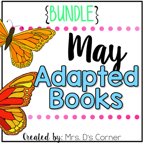 May Adapted Books [Level 1 and Level 2] | Digital + Printable