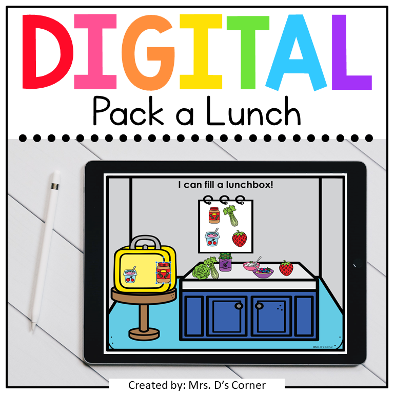 Packing a Lunch for School Digital Activity | Distance Learning