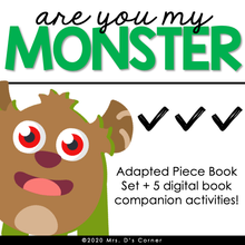 Load image into Gallery viewer, Are You My Monster? Digital Book Companion + Adapted Piece Book Set