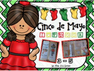 Cinco de Mayo Lapbook | Grades 3 - 5 [8 foldables]