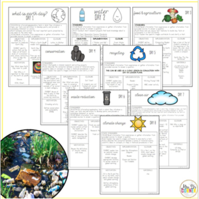 Earth Day Unit [8 Days!] | PLUS Digital Activities for Distance Learning