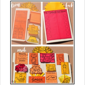 Thanksgiving Lapbook [with 12 foldables] Grades 1-4