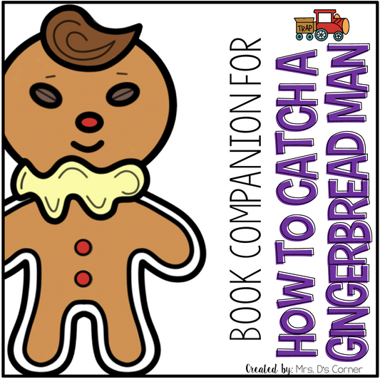 How to Catch a Gingerbread Man Book Companion + Adapted Piece Book Set