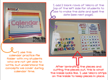 Load image into Gallery viewer, Calendar Practice File Folder Game | for Special Education