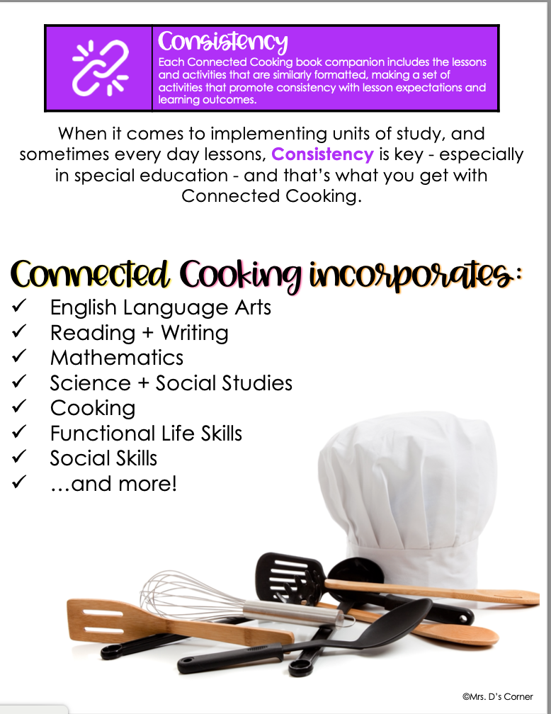 Connected Cooking Carrots | Interactive Read Aloud, Visual Recipe + More!