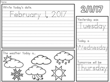 Load image into Gallery viewer, Editable Calendar Writing Workbook ( USE IT ALL YEAR! )