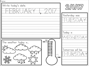 Editable Calendar Writing Workbook ( USE IT ALL YEAR! )