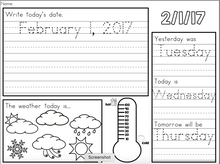 Load image into Gallery viewer, Editable Calendar Writing Workbook ( USE IT ALL YEAR! )