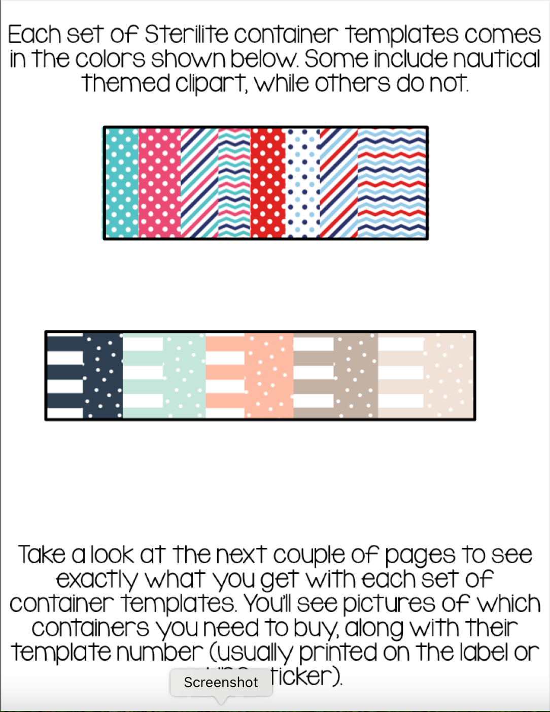 Sterilite Container Templates { Nautical Theme }