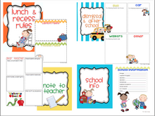 Load image into Gallery viewer, Editable Substitute Binder { School Days } Ultimate Binder Guide for Substitutes
