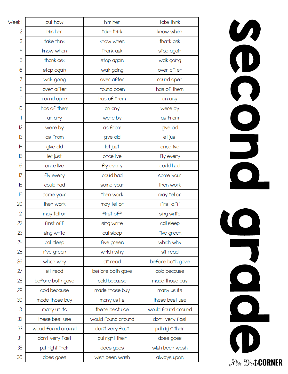 File Folder Spelling for K-3 {1,200+ sight words included!}