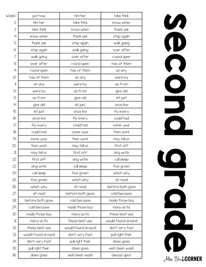 File Folder Spelling for K-3 {1,200+ sight words included!}