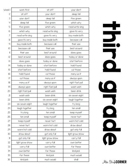 File Folder Spelling for K-3 {1,200+ sight words included!}