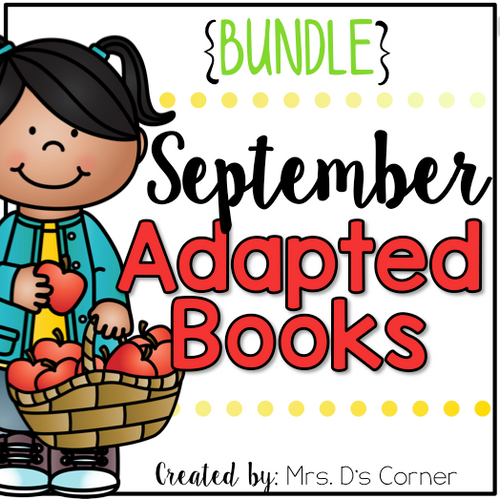 September Adapted Books [Level 1 and Level 2] | Digital + Printable