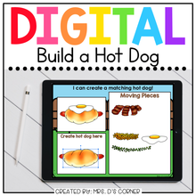 Load image into Gallery viewer, Build a Hot Dog Digital Activity | Distance Learning
