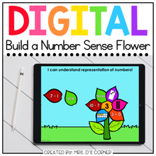Load image into Gallery viewer, Build a Number Sense Flower Digital Activity | Distance Learning