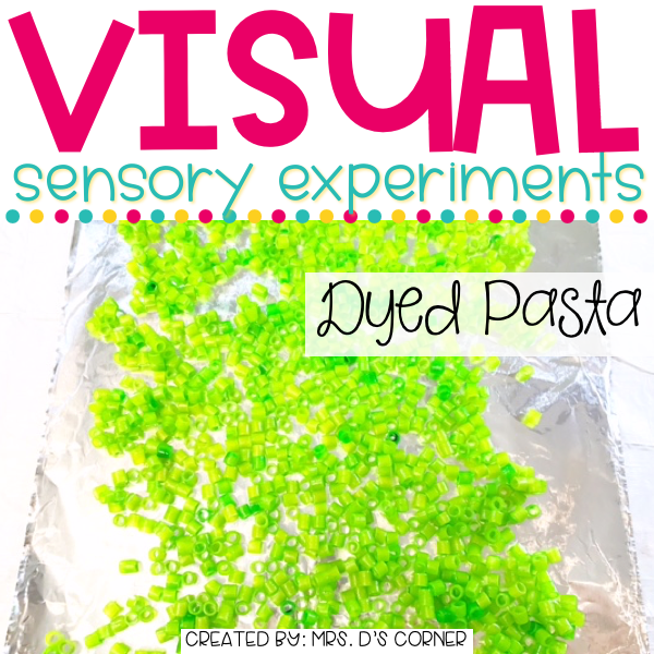 Visual Sensory Experiments [BUNDLE of 9 Sensory Activities]