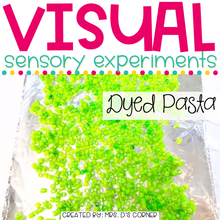 Load image into Gallery viewer, Visual Sensory Experiments [BUNDLE of 9 Sensory Activities]