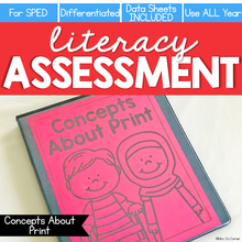 Load image into Gallery viewer, Concepts About Print Assessment - Literacy Reading Assessment for Special Ed