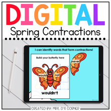 Load image into Gallery viewer, Spring Contractions Digital Activity | Distance Learning