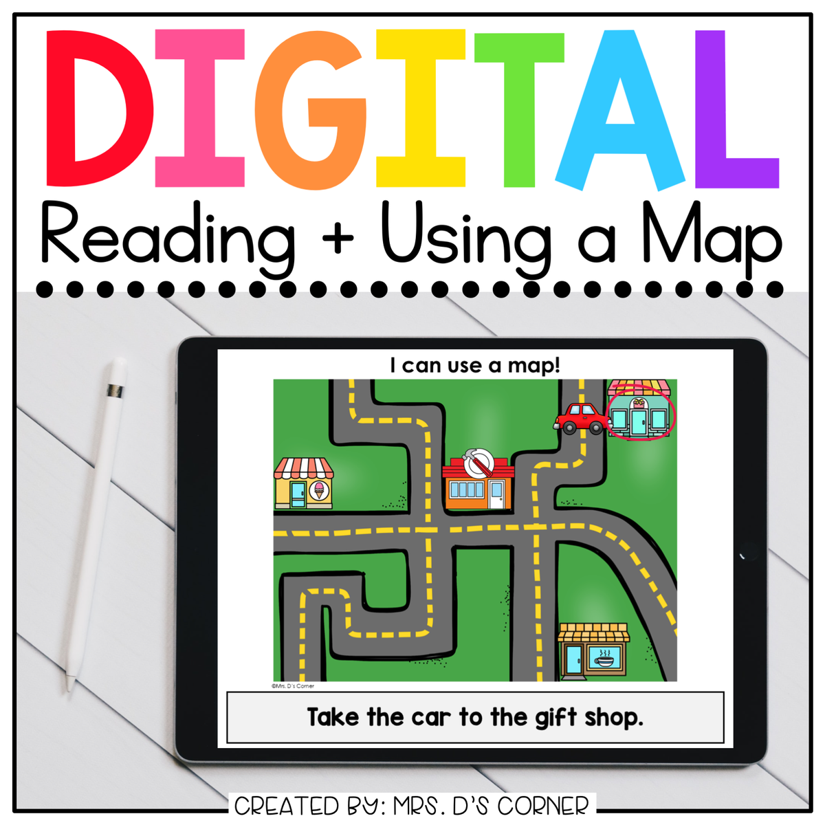 Reading + Using Maps Digital Activity | Distance Learning – mrsdsshop