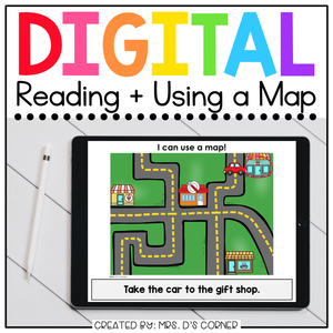 Reading + Using Maps Digital Activity | Distance Learning