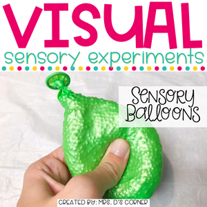 Visual Sensory Experiments [BUNDLE of 9 Sensory Activities]